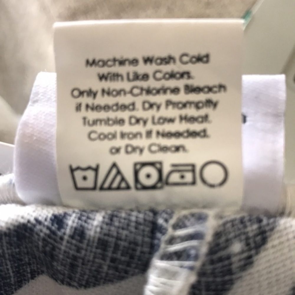 NWT All For Color Nautical Tide Linen Beach Pants M‎ - Picture 7 of 7